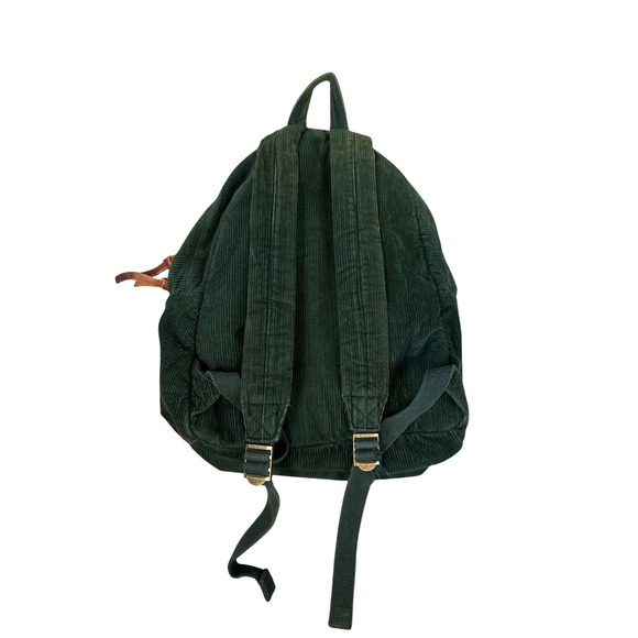 Polo Ralph Lauren Backpack Unisex OS Green Corduroy Vintage Pony 